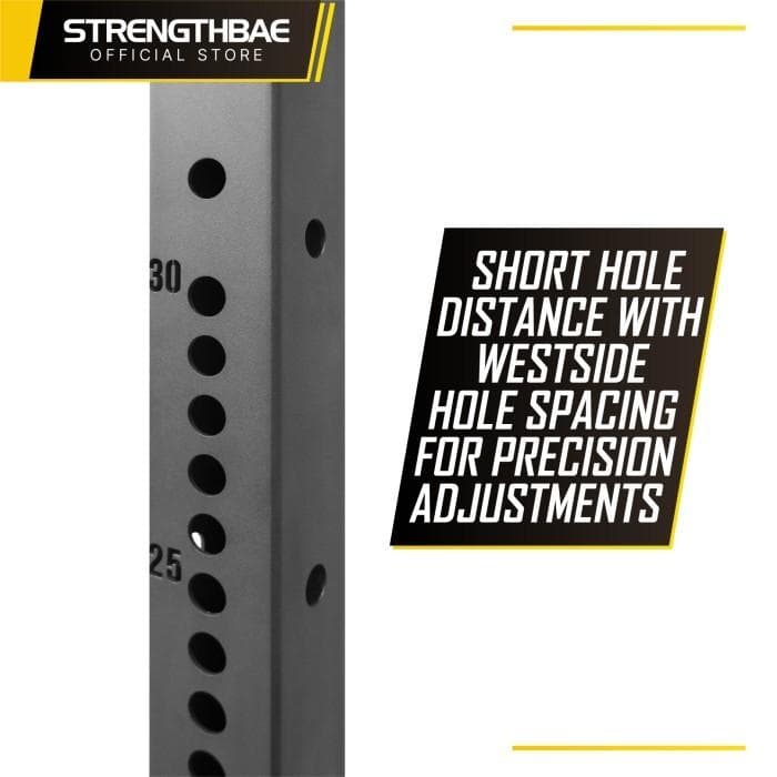Folding Squat Rack Strengthbae | Wall Mounted Foldable Power Rack untuk Home Gym