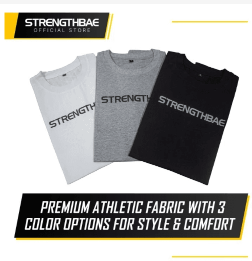 Grip Shirt Strengthbae – Baju Gym Antiselip untuk Squat dan Bench Press