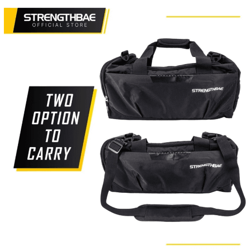 Gym Bag Strengthbae – Tas Gym dengan Kompartemen Sepatu dan Lifting Gear