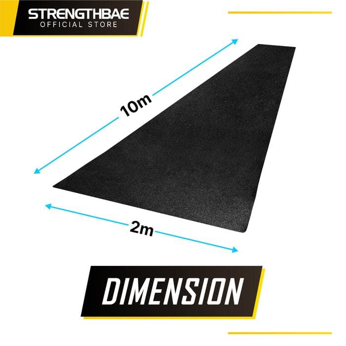 Gym Turf Sled Track Strengthbae | Rumput Sintetis untuk Sled Push dan Functional Training