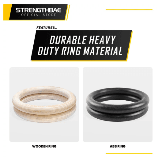 Gymnastic Ring Strengthbae | Ring Calisthenics untuk Pull-Up, Dips, dan Muscle-Up