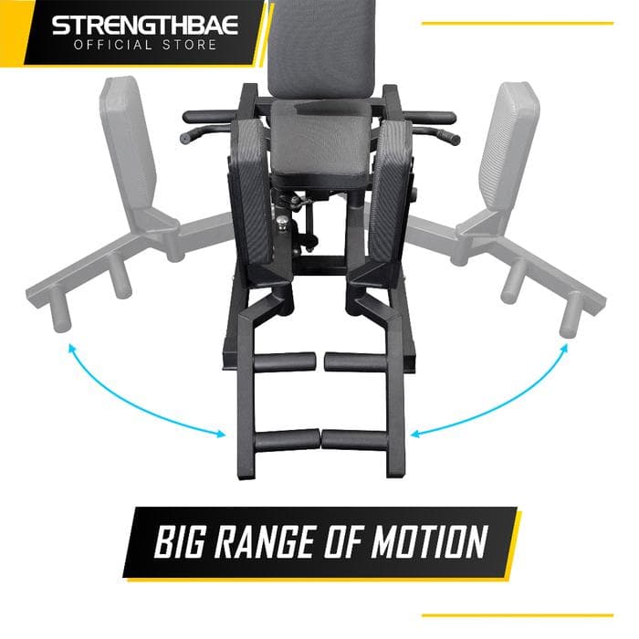 Hip Abductor Adductor Machine Plate Loaded Strengthbae | Mesin Paha Dalam dan Luar