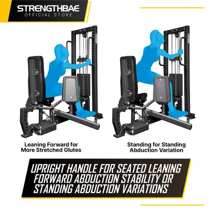 Hip Abductor Adductor Machine Selectorized Strengthbae | Mesin Paha Dalam dan Luar