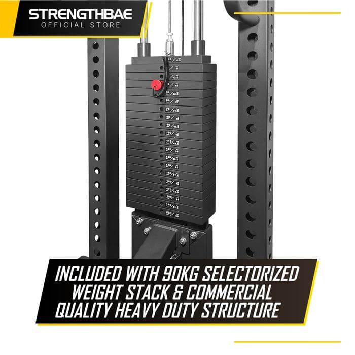Hip Abductor Adductor Machine Selectorized Strengthbae | Mesin Paha Dalam dan Luar