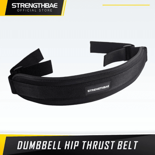 Hip Thrust Belt Strengthbae | Sabuk Kait Dumbbell untuk Hip Thrust dan Glute Bridge