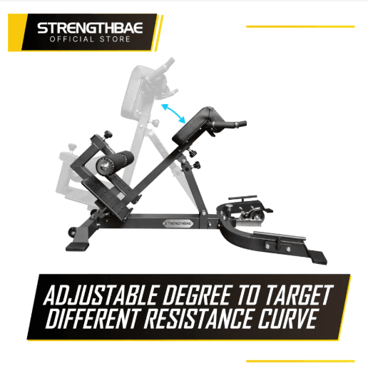 Hyperextension Strengthbae – Adjustable Back Extension Bench untuk Glutes, Hamstring, dan Lower Back