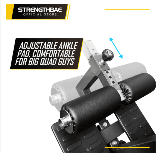 Hyperextension Strengthbae – Adjustable Back Extension Bench untuk Glutes, Hamstring, dan Lower Back