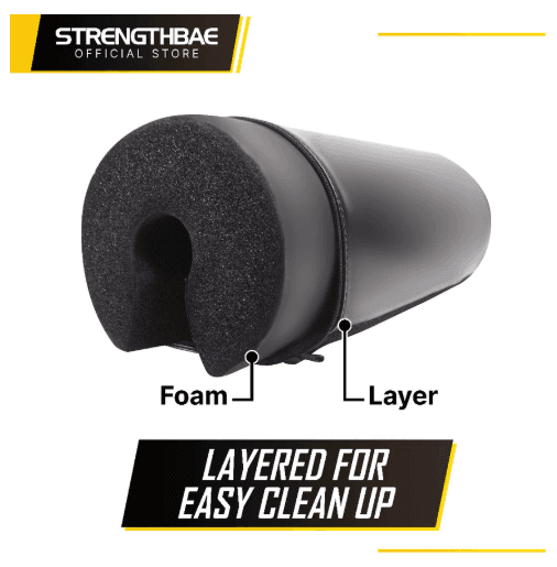 Jumbo Hip Thrust Pad Strengthbae – Bantalan Barbell Tebal untuk Hip Thrust