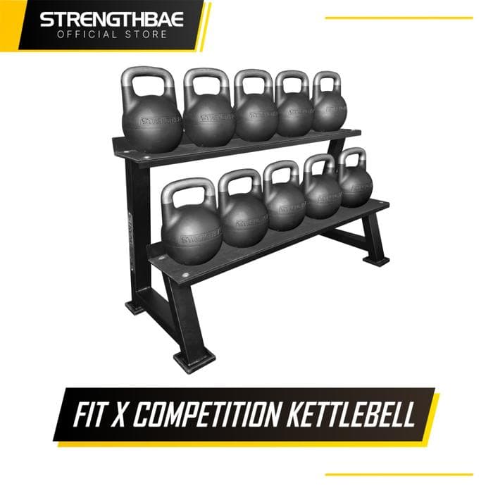 Kettlebell Rack Strengthbae – Rak Penyimpanan Kettlebell untuk Gym