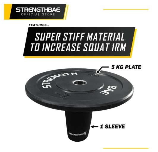 Knee Sleeves 7mm Stiff Strengthbae – X-Series untuk Squat dan Powerlifting