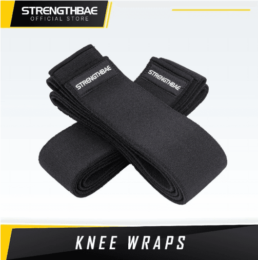 Knee Wraps Strengthbae – Lilit Lutut Super Stiff 2 Meter untuk Powerlifting