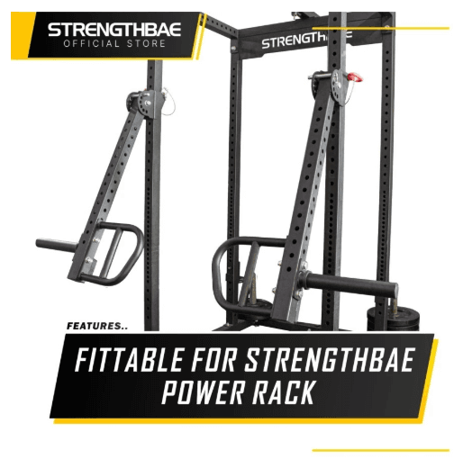 Lever Arm Strengthbae – Aksesori Power Rack untuk Chest Press, Shoulder Press, dan Row