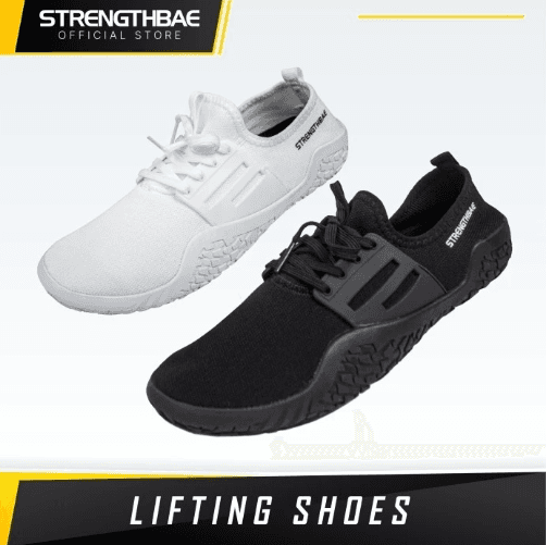 Lifting Shoes Strengthbae – Sepatu Gym Sol Datar untuk Squat dan Deadlift