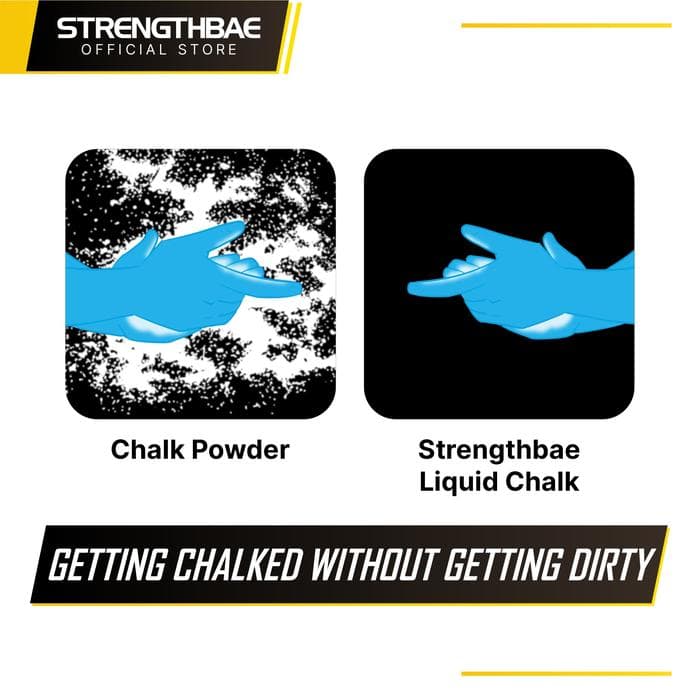 Liquid Chalk Strengthbae – Kapur Cair untuk Grip Deadlift dan Pull-Up