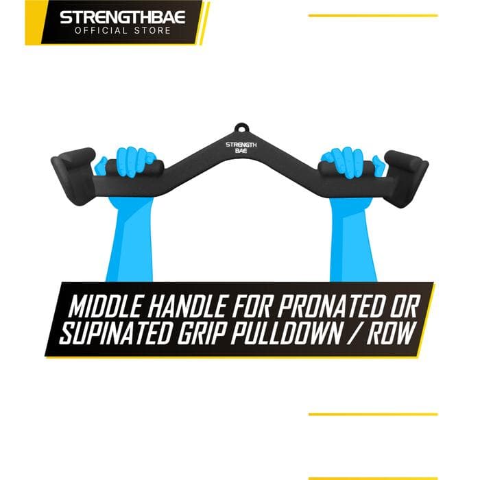 Mag Cable Attachment 2.0 Strengthbae – Handle Lat Pulldown dan Cable Row