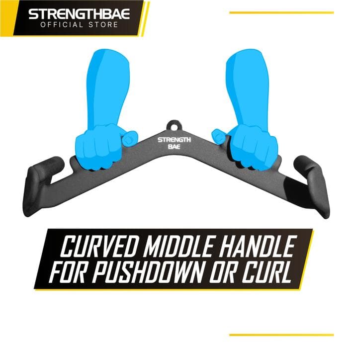 Mag Cable Attachment 2.0 Strengthbae – Handle Lat Pulldown dan Cable Row