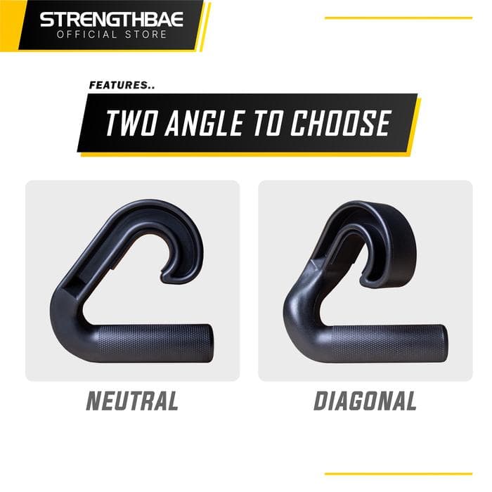 Neutral Grip Handle Strengthbae – Handle Pull-Up, Pulldown, dan Barbell Row