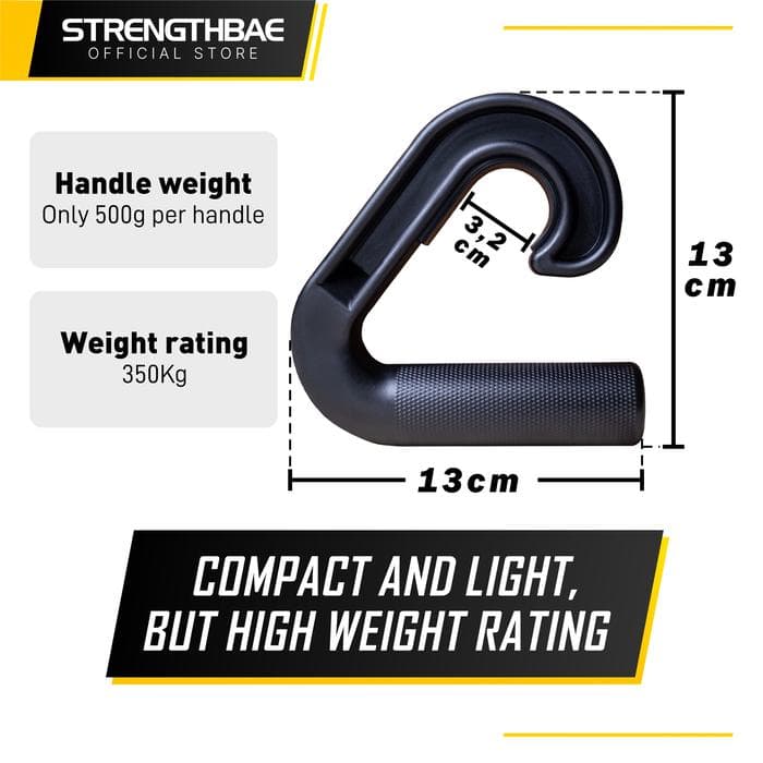 Neutral Grip Handle Strengthbae – Handle Pull-Up, Pulldown, dan Barbell Row