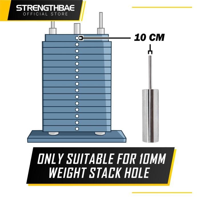 Pin Extender Strengthbae – Weight Stack Pin 2,5 kg untuk Tambahan Plate