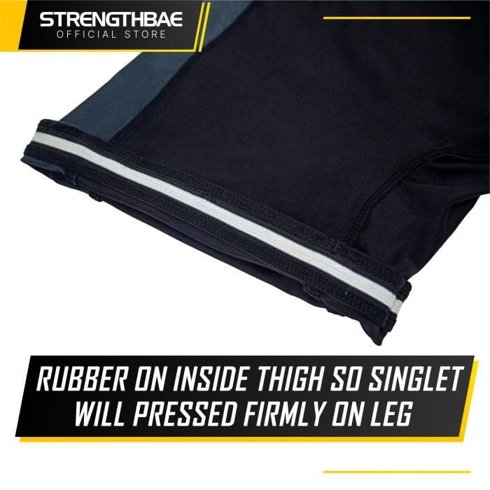 Powerlifting Singlet Strengthbae – Singlet Kompetisi dengan Fit Ketat dan Stretchable