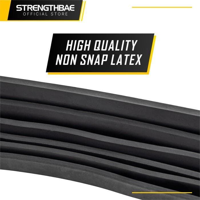 Resistance Band Long Strengthbae – Long Loop Band 6 Level Resistansi untuk Latihan