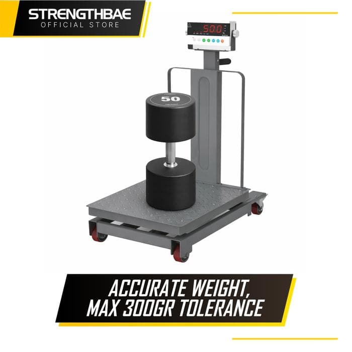 Round Dumbbell Strengthbae – Dumbbell Urethane CPU 2–50 kg untuk Commercial Gym