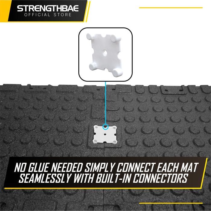 Rubber Mat Gym Flooring Wood Texture Strengthbae – Lantai Gym Motif Kayu