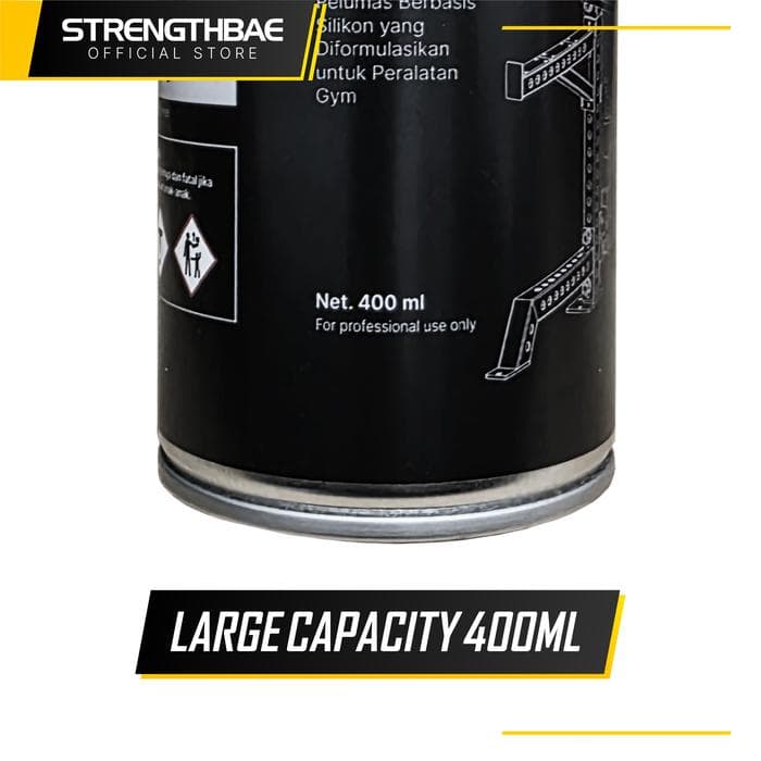 Silicone Spray Gym Strengthbae – Pelumas Alat Fitness untuk Cable dan Smith Machine