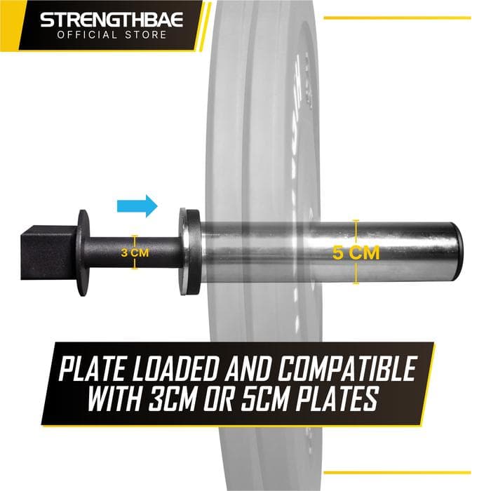 Single Tower Cable Machine Plate Loaded Strengthbae | Cable Tower Compact untuk Home Gym