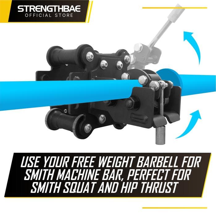 Smith Machine Trolley Strengthbae – Attachment Smith Machine untuk Power Rack