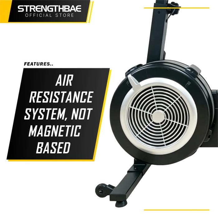 Spin Air Bike Strengthbae – Sepeda Statis Fan Resistance untuk Full-Body Cardio
