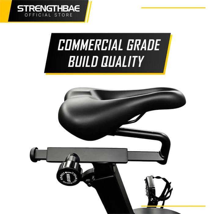 Spin Air Bike Strengthbae – Sepeda Statis Fan Resistance untuk Full-Body Cardio
