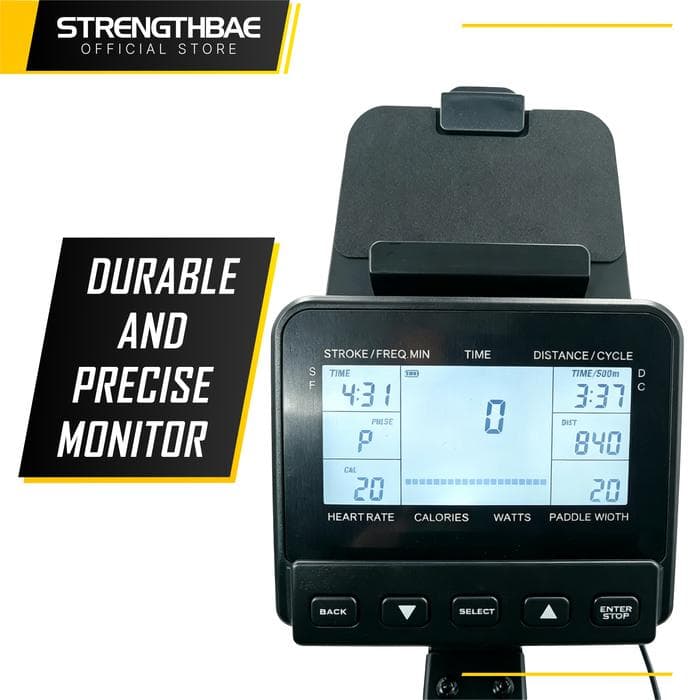 Spin Air Bike Strengthbae – Sepeda Statis Fan Resistance untuk Full-Body Cardio