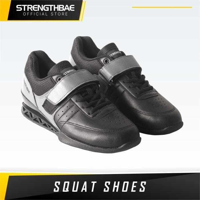 Squat Shoes 1.0 Strengthbae – Sepatu Squat dan Weightlifting dengan Sol Rigid