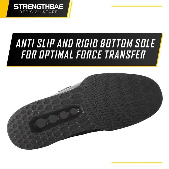 Squat Shoes 1.0 Strengthbae – Sepatu Squat dan Weightlifting dengan Sol Rigid