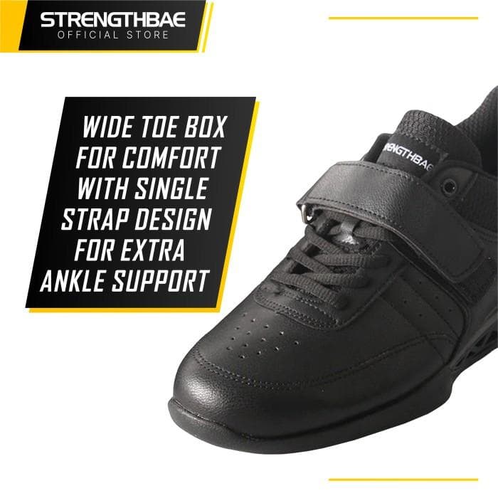 Squat Shoes 1.0 Strengthbae – Sepatu Squat dan Weightlifting dengan Sol Rigid