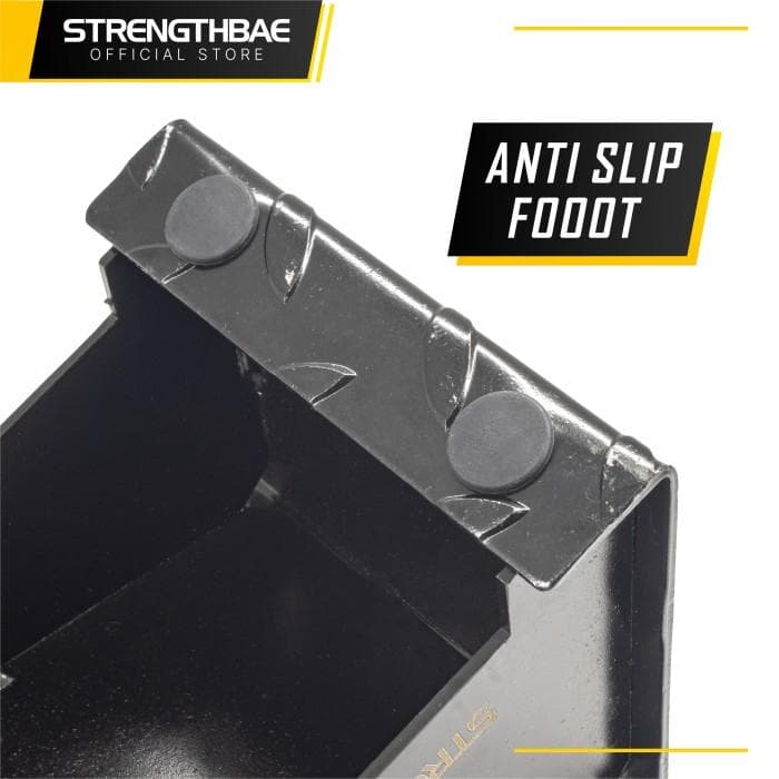 Squat Wedges Metal Strengthbae – Pijakan Tumit untuk Squat Sudut 10°, 20°, dan 30°