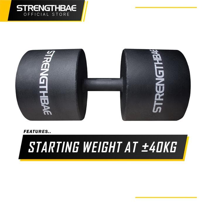 Monster Dumbbell Strengthbae – Loadable Circus Dumbbell untuk Latihan Strongman