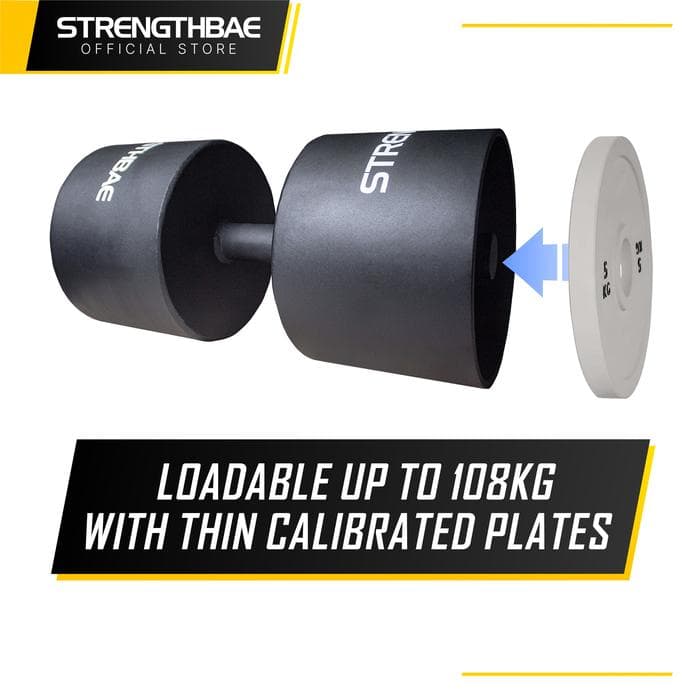Monster Dumbbell Strengthbae – Loadable Circus Dumbbell untuk Latihan Strongman