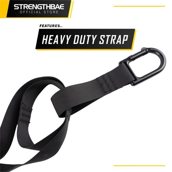 Suspension Trainer Strengthbae – Adjustable Strap Complete Kit untuk Latihan Full Body