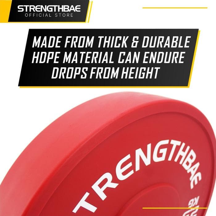 Technique Plate Strengthbae – Bumper Plate Ringan 2,5 kg dan 5 kg untuk Latihan Teknik