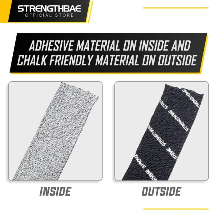 Thumb Tape Strengthbae – Tape Jempol 5 cm untuk Hook Grip dan Weightlifting