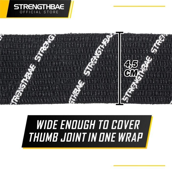Thumb Tape Strengthbae – Tape Jempol 5 cm untuk Hook Grip dan Weightlifting
