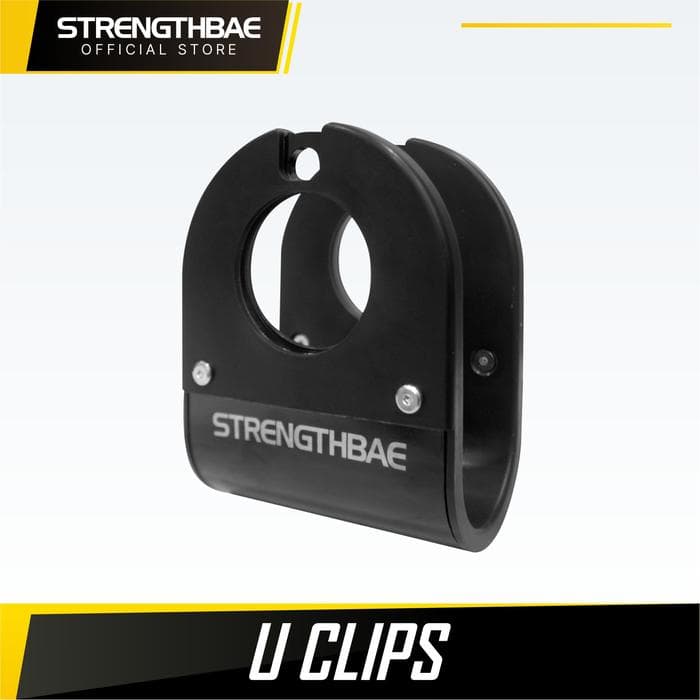 U-Clips Strengthbae – Adapter Multifungsi untuk Landmine, Belt Squat, T-Bar Row, dan Dumbbell