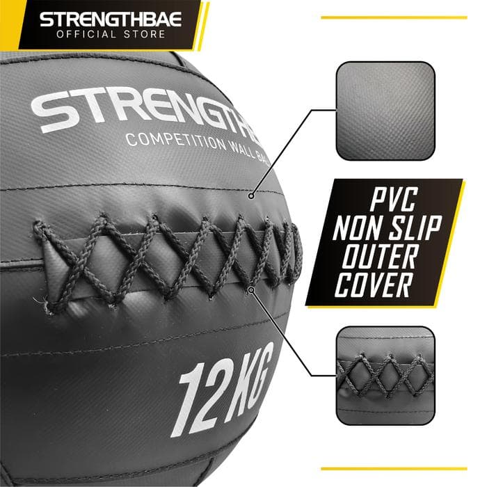 Competition Wall Ball Strengthbae 2–12 kg – Bola Gym Functional Fitness