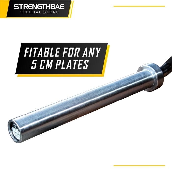 Water Bar Strengthbae – Cambered Bar untuk Bench Press dan Low-Bar Squat
