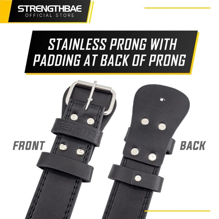 Weightlifting Belt 8mm Strengthbae | Sabuk Gym Bodybuilding Crossfit Fitness Powerlifting
