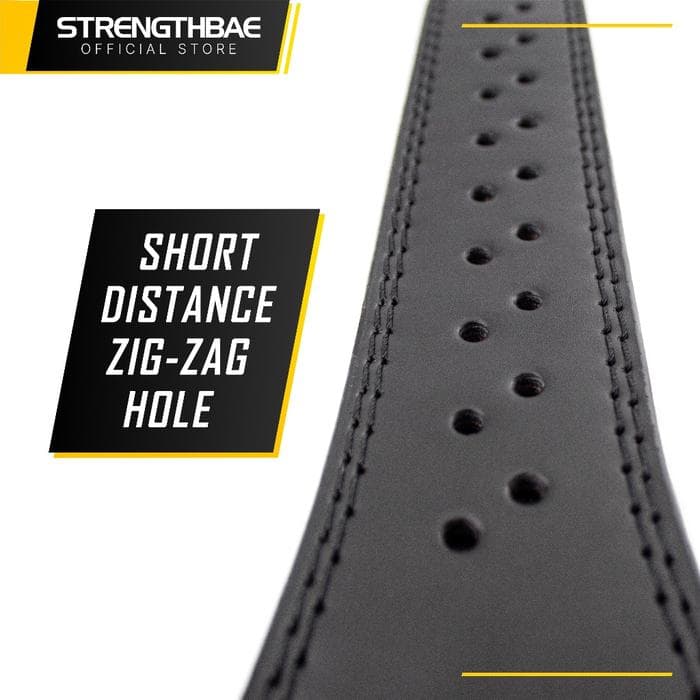 Weightlifting Belt 8mm Strengthbae | Sabuk Gym Bodybuilding Crossfit Fitness Powerlifting