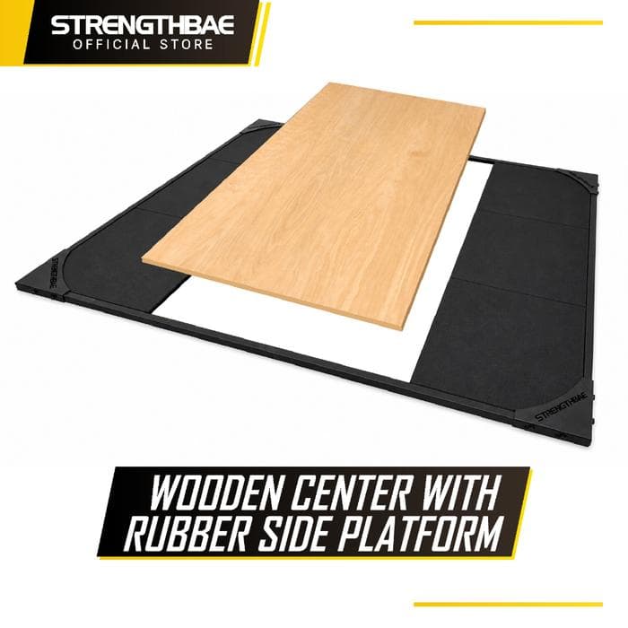 Weightlifting Platform Strengthbae – Platform Angkat Besi untuk Clean, Snatch, dan Deadlift