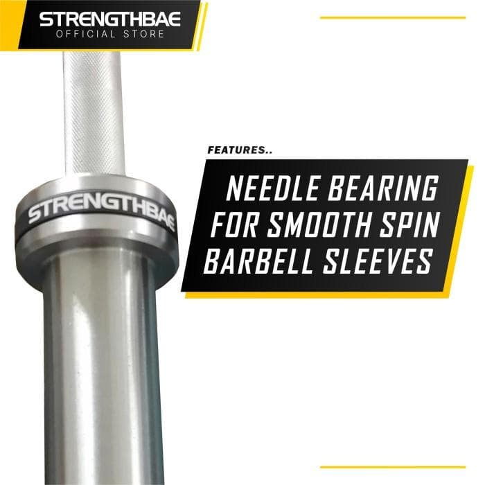 Wind Bar Strengthbae – Weightlifting Bar 15 kg dan 20 kg untuk Clean & Snatch